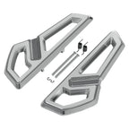 Chrome Driver Footboards for Harley Softail Slim Fat Boy (2018–2024)