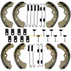Front Rear Brake Shoes with Springs Pin for Kawasaki Mule 3000-4010