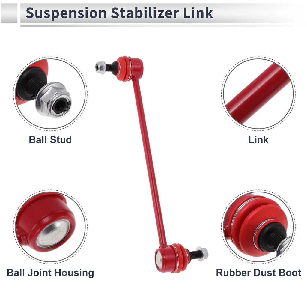 Front Stabilizer Bar Links Set of 2 with Bushings for Jeep Patriot (2007–2017) No.K80258