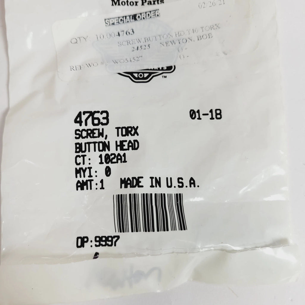 Screw Torx Button Head for Harley-Davidson (4763)