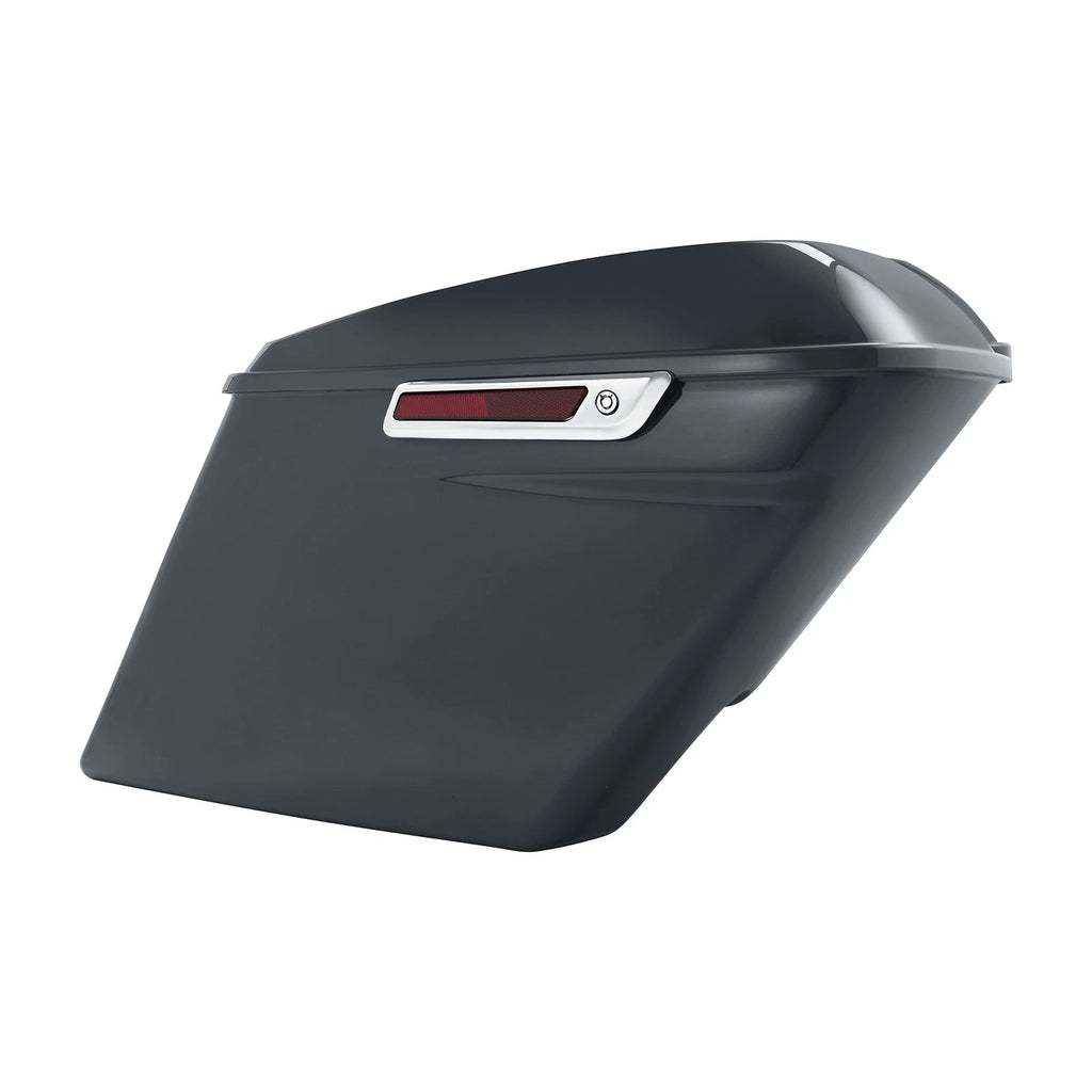5" Stretched Hard Saddlebags for Harley Street Glide (2014–2023) Gunship Gray