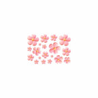 Glow in Dark Floral Decal for Bathroom Wall Mirror Decor (20x15cm)