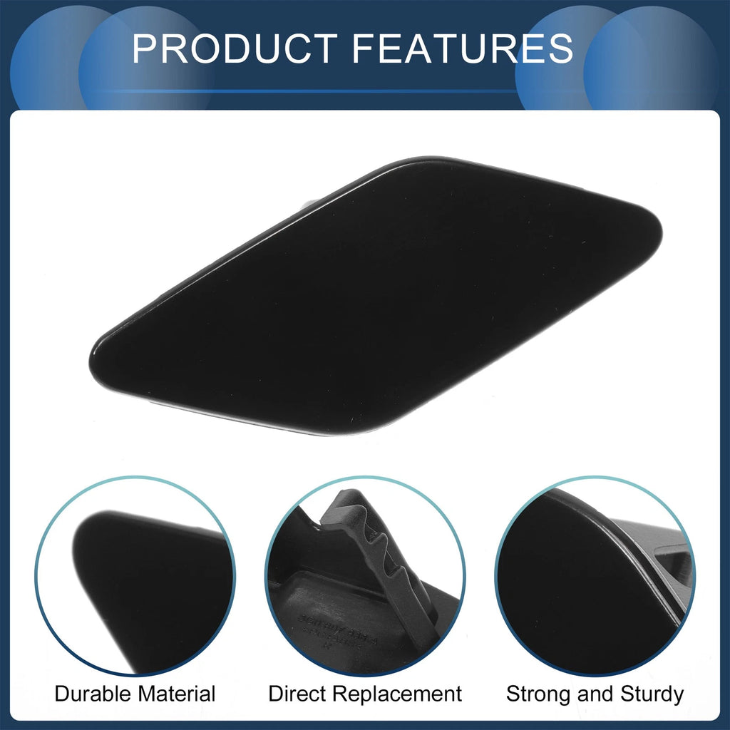 Front Right Washer Nozzle Cover Cap for Volkswagen Passat B8 (2015–2022) Black
