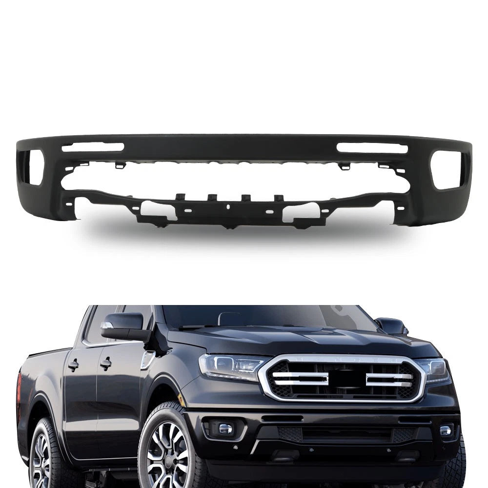 Front Bumper for Ford Ranger (2019–2023) Paintable Steel Without Sensor Holes