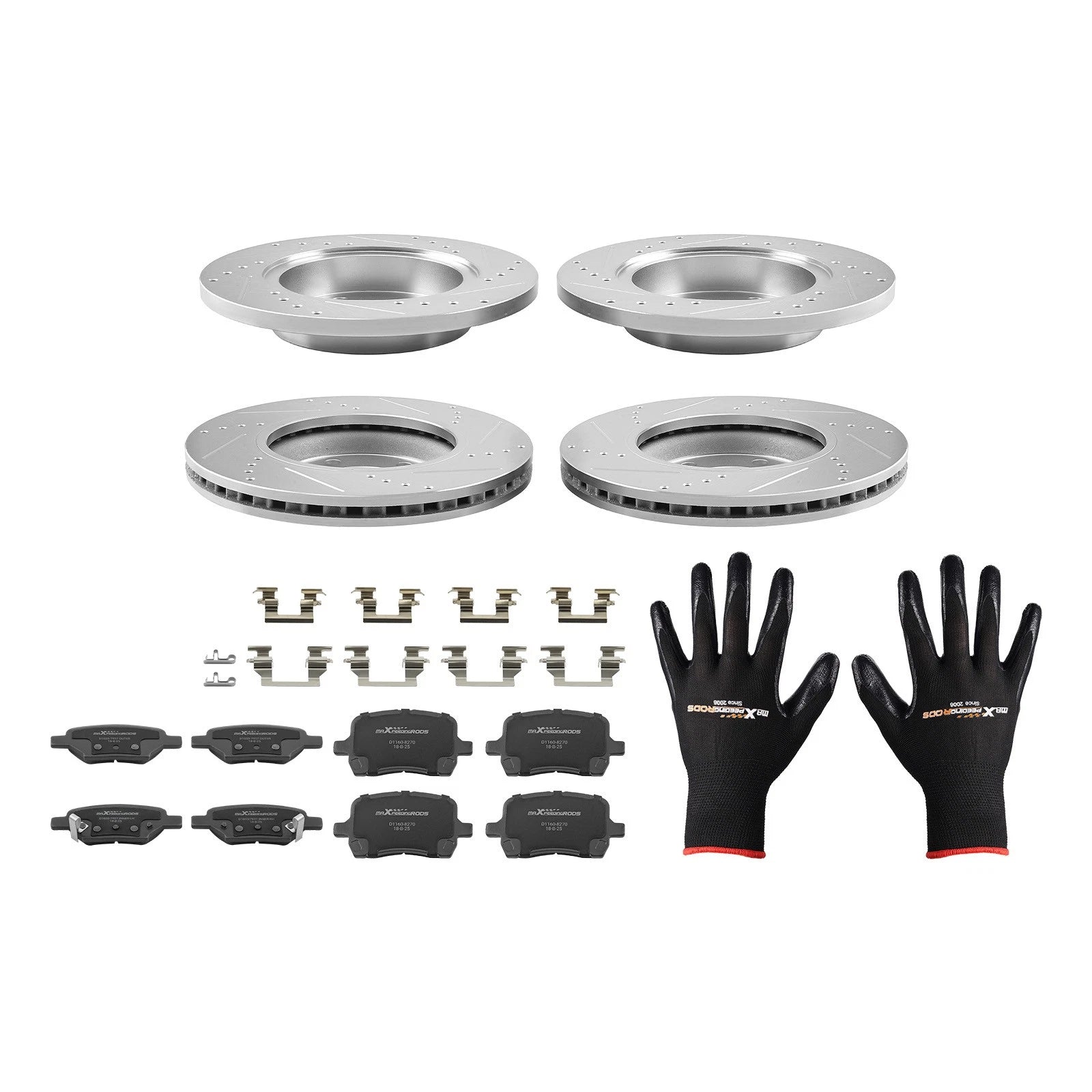 Brake Rotors and Pads Set for Chevrolet HHR (2006–2011)