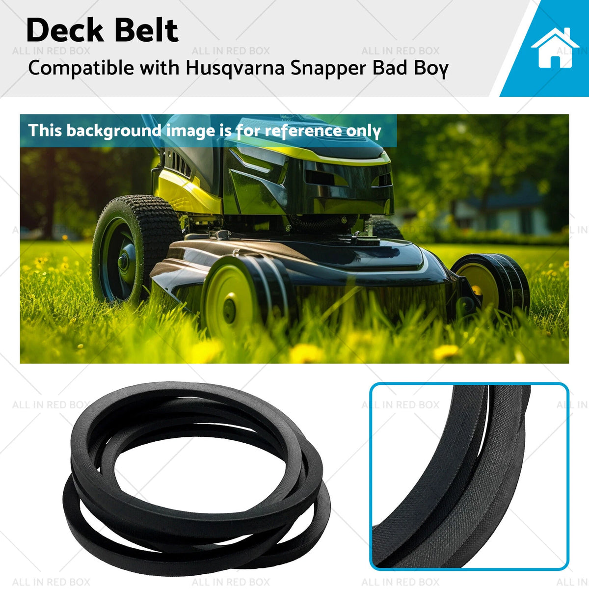 Deck Belt for Bad Boy Husqvarna Snapper (5100893, 600929)