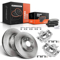 Front Disc Brake Rotor and Pad Calipers for Chevy Sonic (2012–2017)