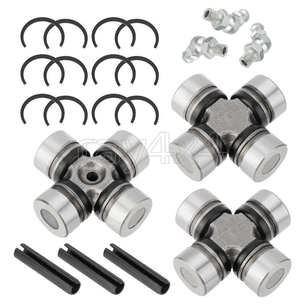 3X Front Rear Prop Shaft U-Joint for Polaris Ranger Crew XP 900 1000 (2017–2019)