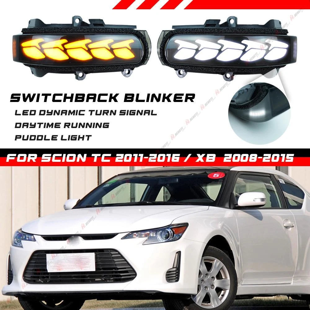 Side Mirror Turn Signal Light for Scion TC (2011–2016), XB (2008–2015)