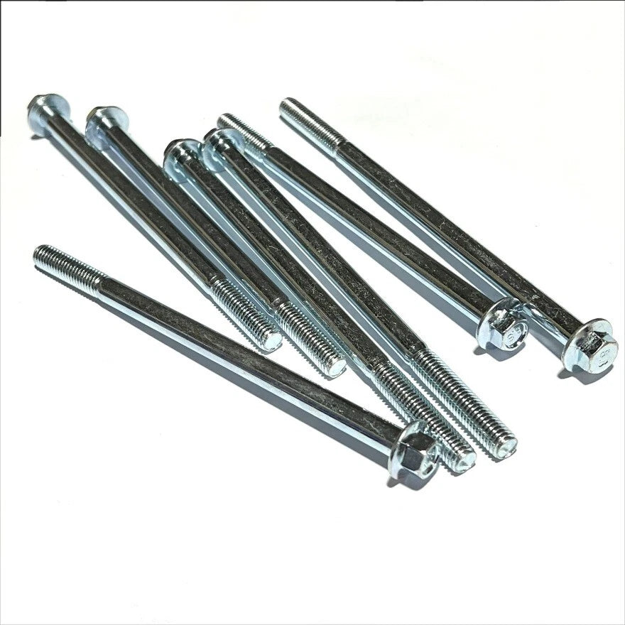 M8 x 50-300mm Carbon Steel Flange Head Cap Screws Bolts (Universal)