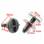 Fasteners / 10 x / Bumper Fender Plastic Fasteners for Car Bumper