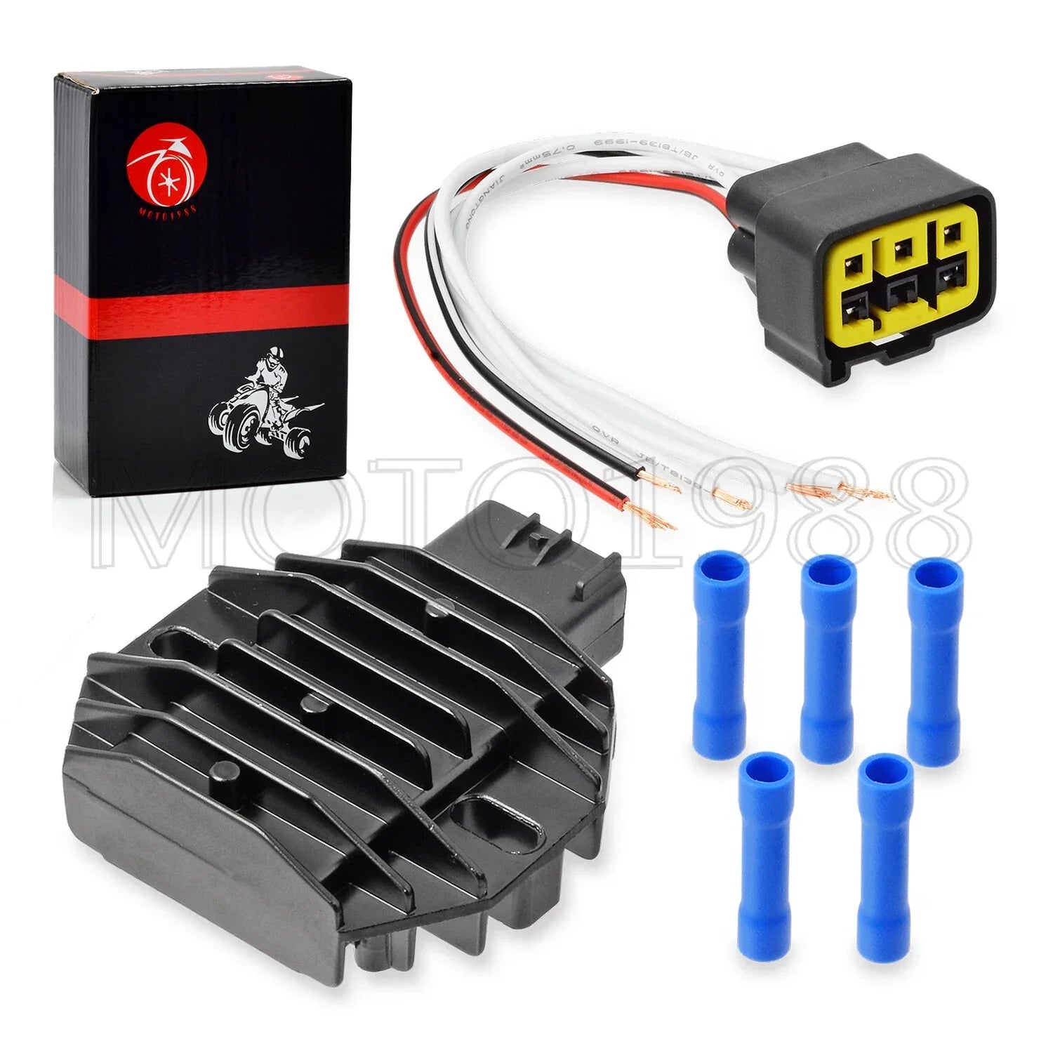 Voltage Regulator Rectifier & Plug for YAMAHA Grizzly (1998–2016)