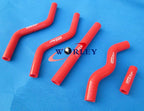 Silicone Radiator Hose for Honda CR125 CR125R 1989-1999 - Red