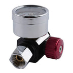 Advanced Air Pressure Regulator Tool with Barometer and Nozzle Attachment
