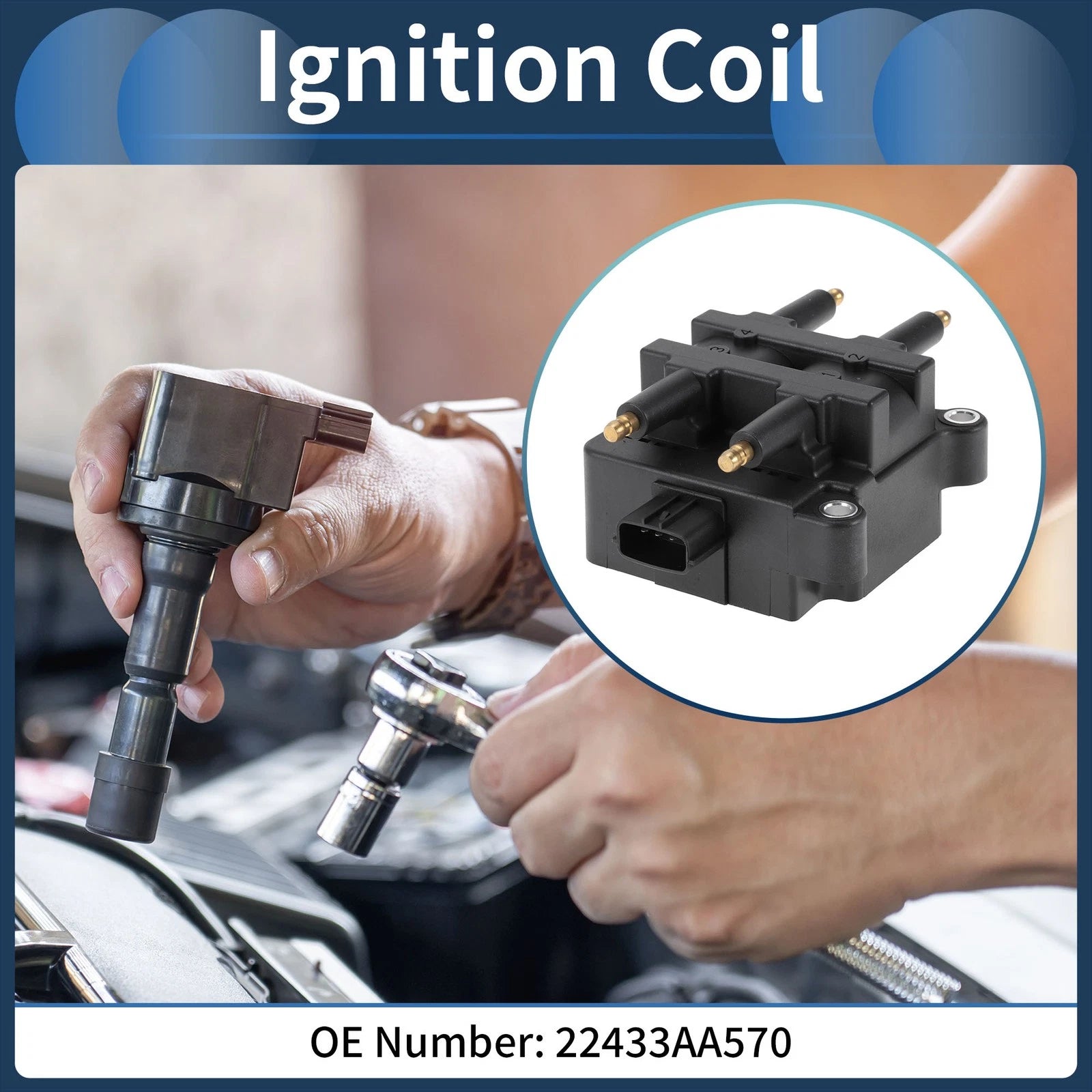 Ignition Coil Pack No. 22433AA570 for Subaru Outback (2000–2005)