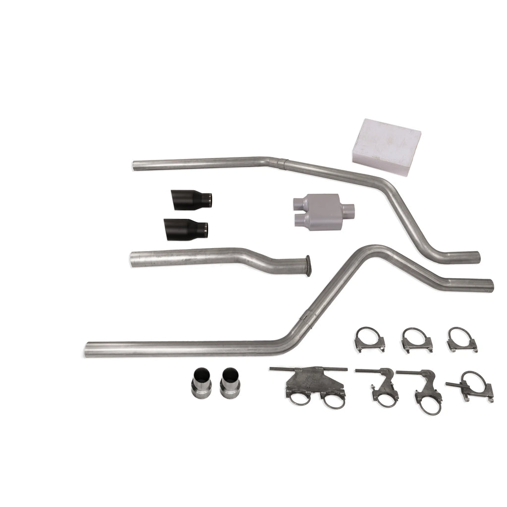 3" Dual Exhaust Kit for Dodge Ram 1500 (2019–2025) - 1 Chamber Muffler, DBW Tip