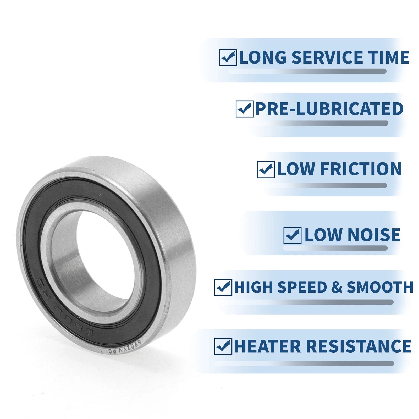 6902VV Deep Groove Ball Bearing for Scooter Skateboard Wheel (P0)