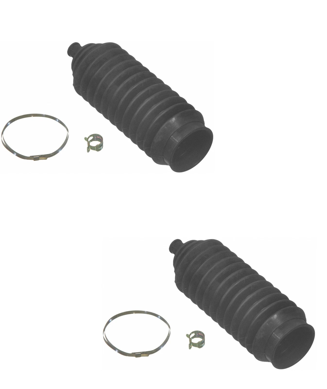 Set of 2 Front Rack Pinion Bellows Kits for Ford Hyundai Mercury Volvo