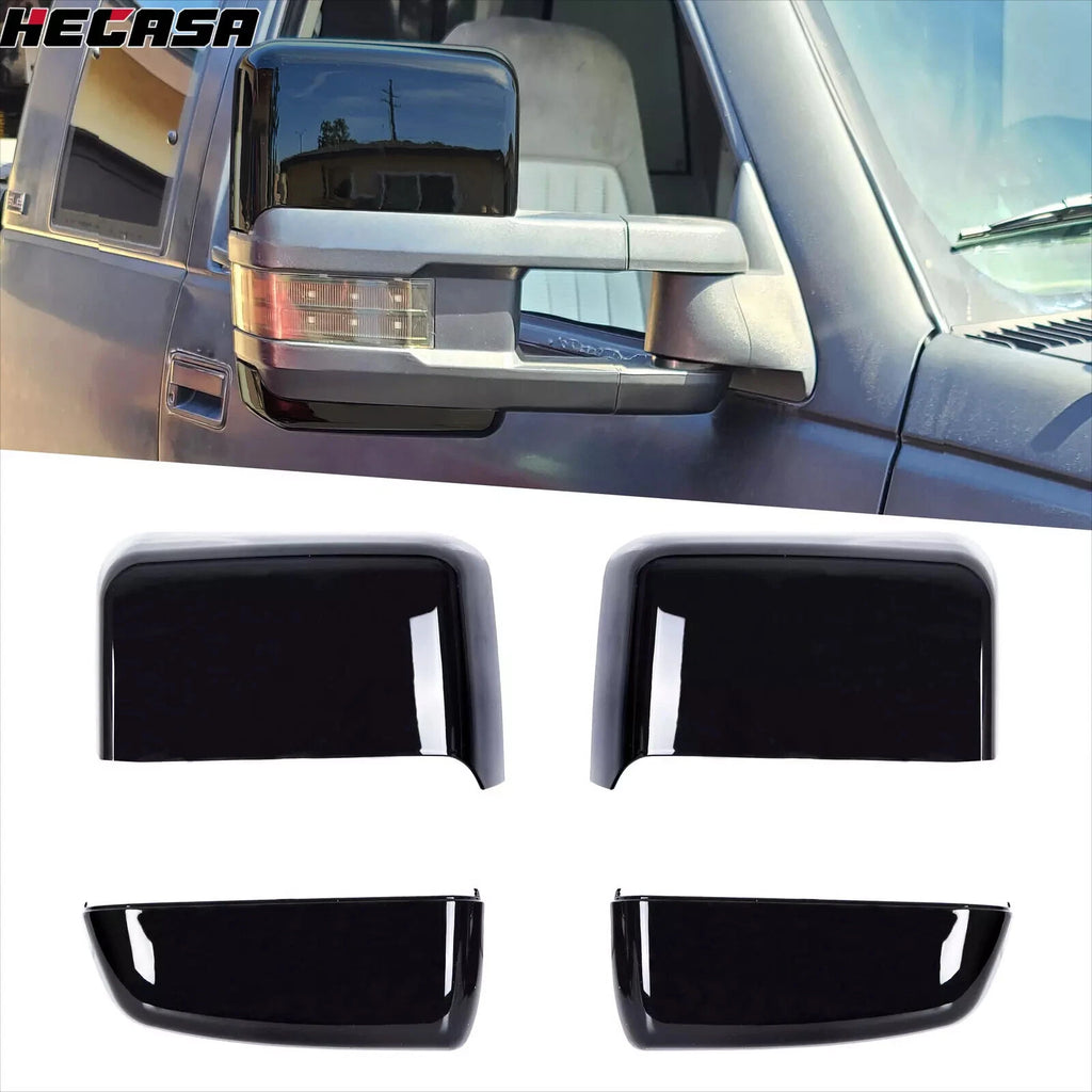 Pair Tow Mirror Cap Covers for Chevy Silverado GMC Sierra (2014–2019)