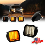 Sequential Switchback LED Smoke Front Corner Signal Lamp for Hummer H3 (2006–2010)