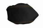 Console Lid Pull Over Cover for Nissan Maxima (2016–2021) - Leather, Orange Stitch