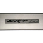Stainless Door Badge Replacement with SRT 8 Yellow Inlay for Dodge Challenger (2009–2014)