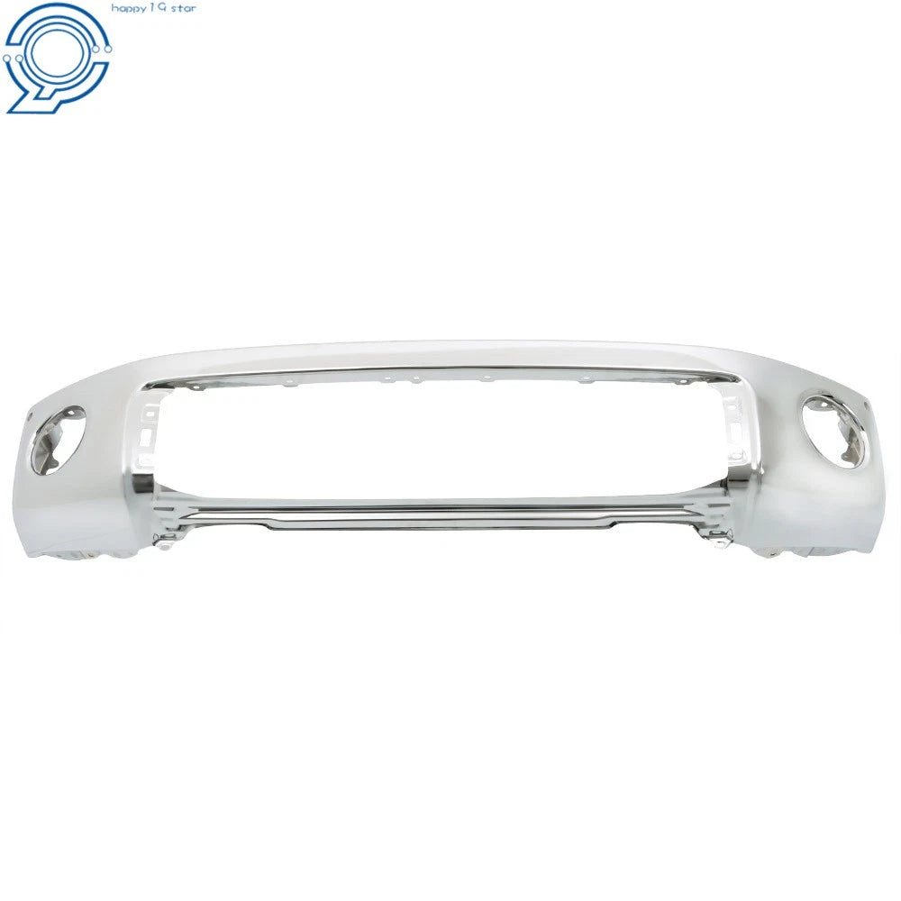 Steel Front Bumper for Toyota Tundra (2007-2013) with Sensor Hole Chrome