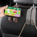Double Headrest Purse Hooks for Handbags, Bags, Purses, Black