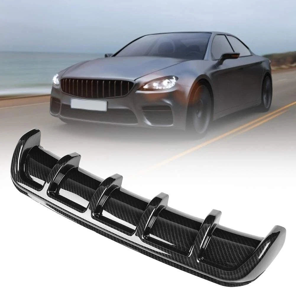 26" Shark Fin 6 Wing Diffuser Rear Bumper Lip for Universal Fit