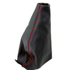 E Brake Boot Cover for Ford Escape (2005–2007) Red Stitch PVC Leather