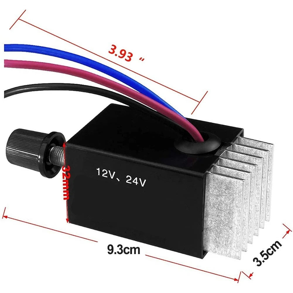 DC Motor Controller with Metal Heatsink for Compact Size Applications