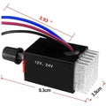 DC Motor Controller with Metal Heatsink for Compact Size Applications