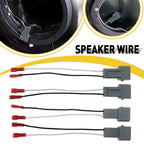 Set of 4 Speaker Wire Adapter Harness Connectors for Mazda B2300/B3000/B4000 (1995–1997)