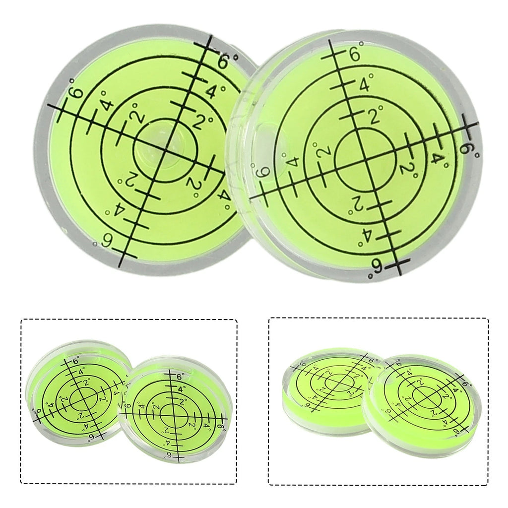 2X Translucent Acrylic Bubble Level for Universal Use (32x7mm)