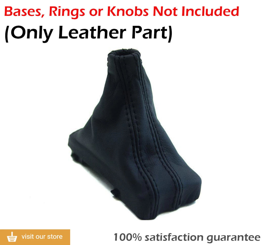 Automatic Shift Boot Cover for Audi A6 (2005–2011) Black PVC Leather
