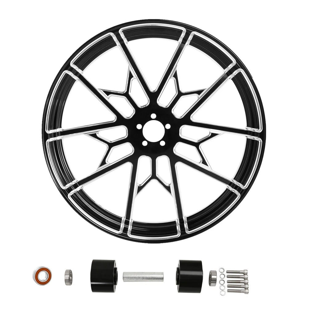 ABS Front Wheel Rim Hub 21 X 3.5'' Dual Disc for Harley Touring Glide (2008–2025)