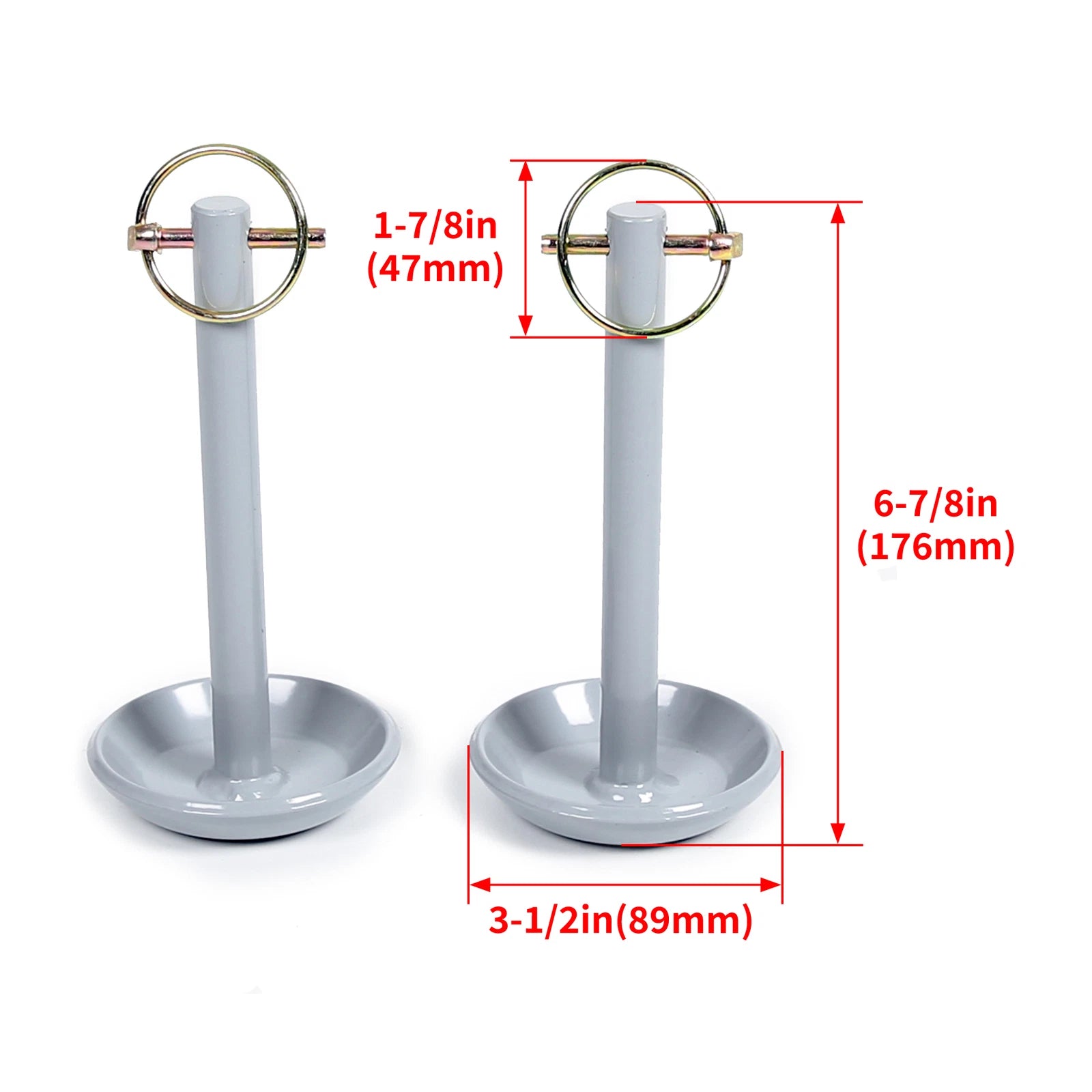 2X Snow Plow Blade Skid Shoe 5/8" Foot for Moose ATV/UTV Replacement