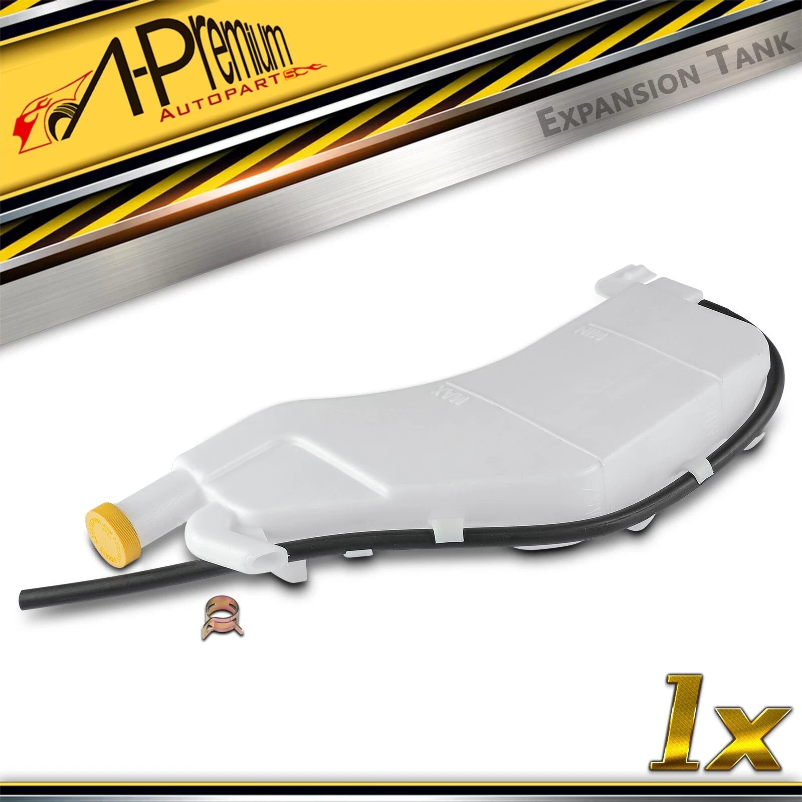 Coolant Reservoir Tank with Cap & Hose for Nissan (2013–2019)