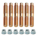 6X Transfer Case Studs Nuts for Jeep YJ TJ Dodge Trucks (1984–2011)