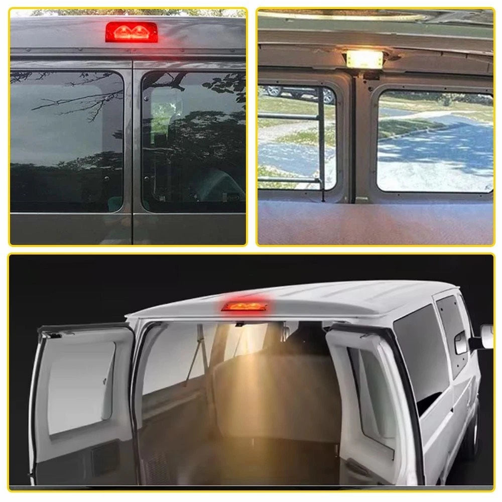 LED Red Third Brake Stop Lamp for Ford E150 250 350 Econoline (1992–2022)