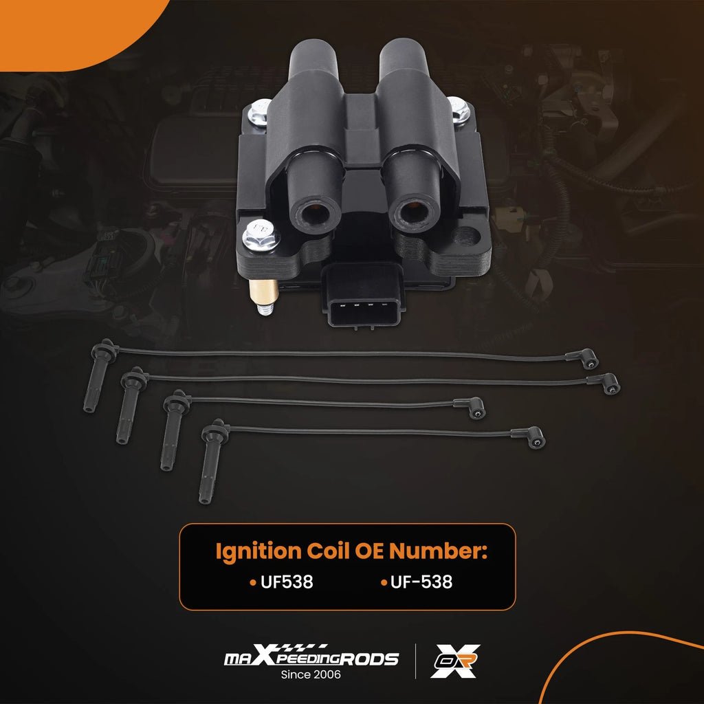 Ignition Coil & Wires for Subaru Impreza Legacy Outback Forester (2000–2020)