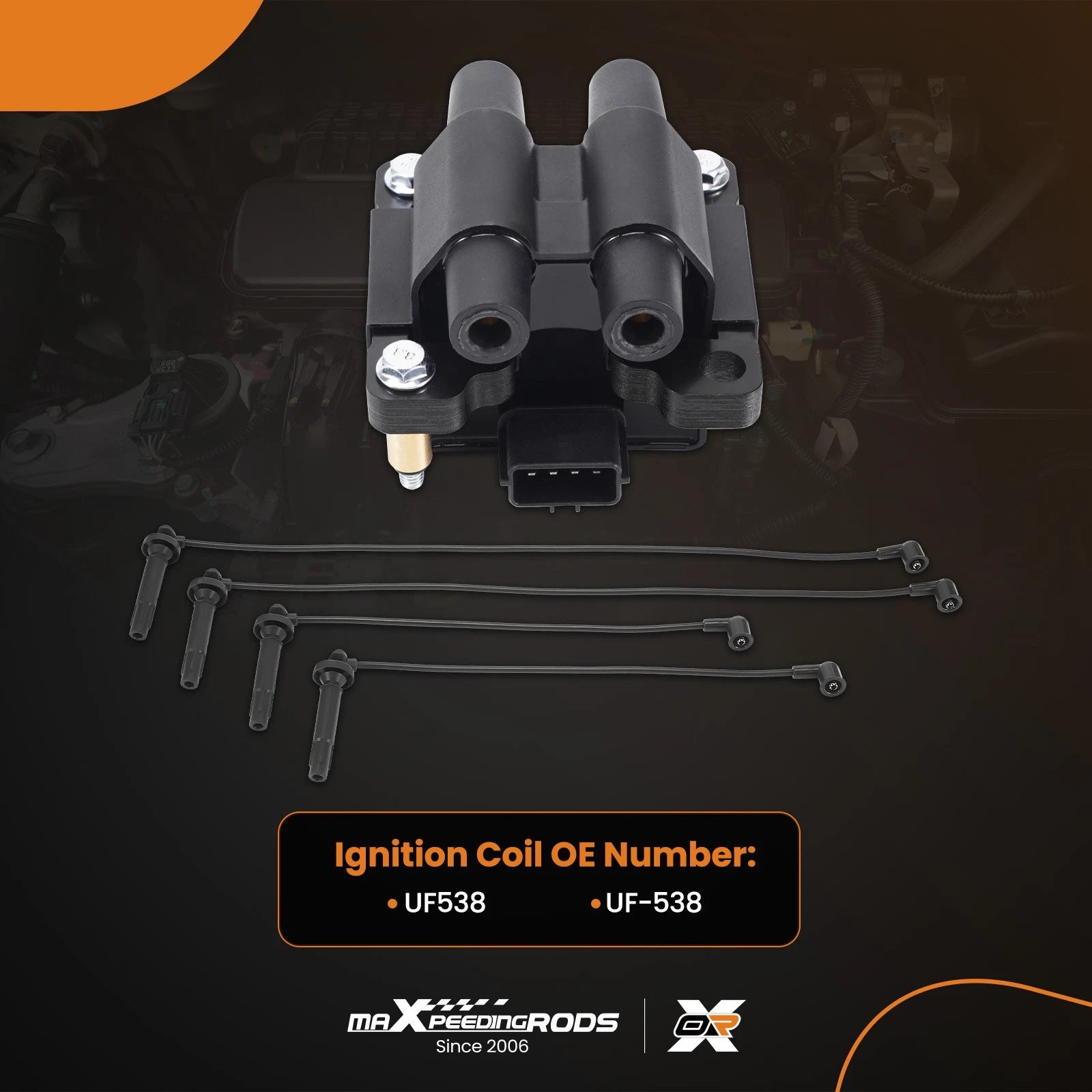 Ignition Coil & Wires for Subaru Impreza Legacy Outback Forester (2000–2020)