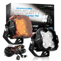 2X 3" Off Road LED Pod Spot Lights for Trucks ATV (80W)