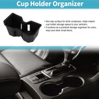 Center Console Cup Holder Organizer for Toyota Tundra (2022–2026) ABS Black
