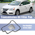 Set of 1 Transmission Filter Oil Pan Gasket Kit for Nissan Sentra (2013–2019)