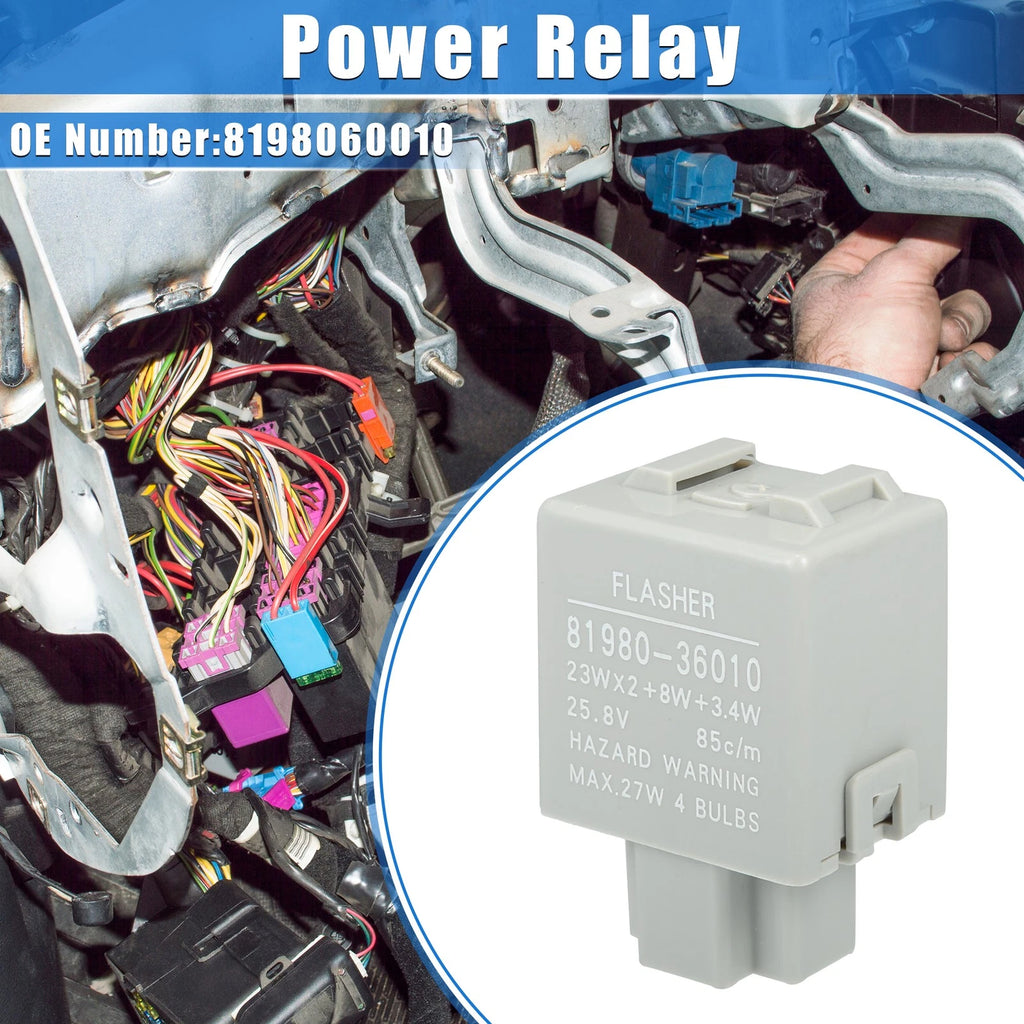Relay DC 12V 40A No. 8198060010 for Toyota Cruze (2010–2015)