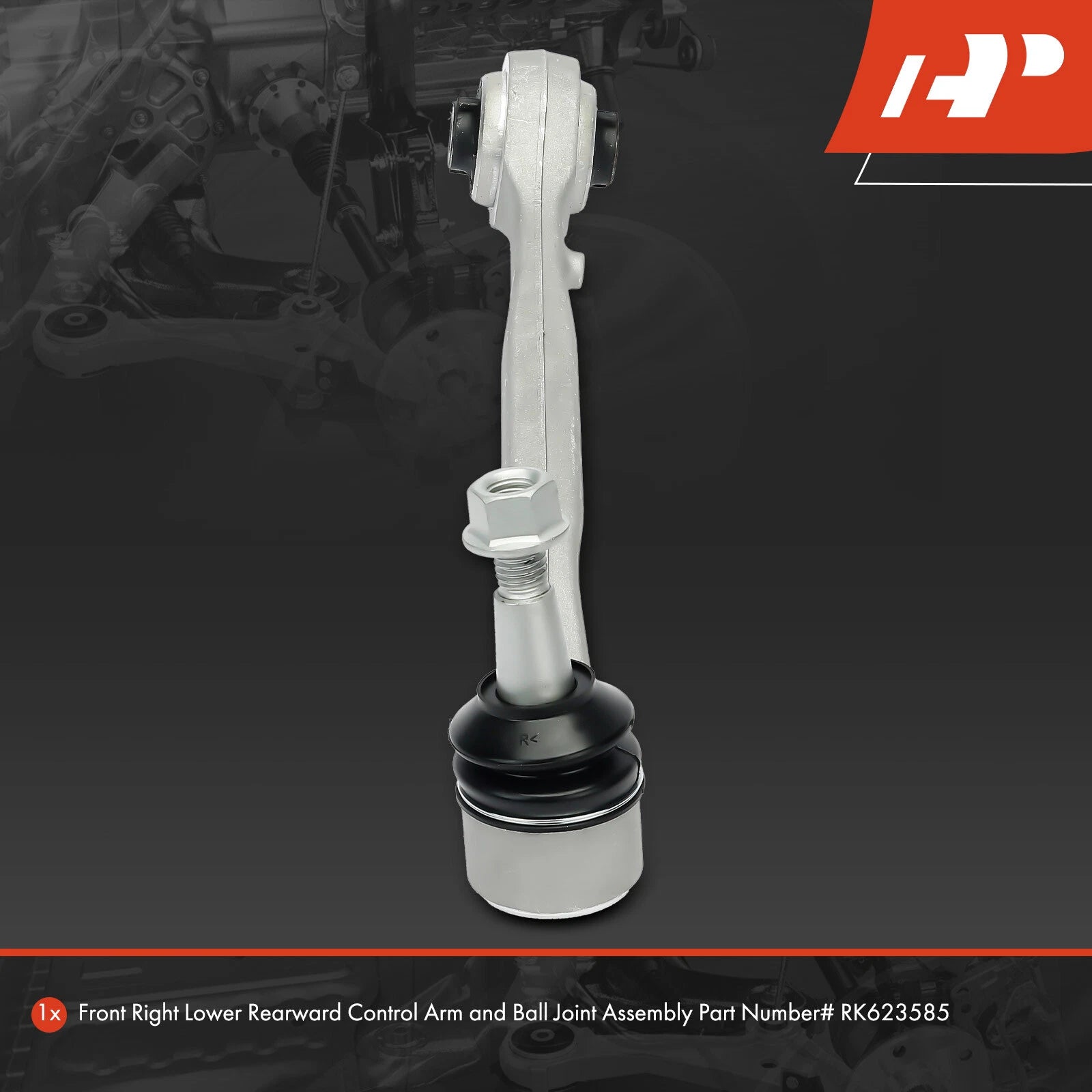 Front Right Lower Rearward Control Arm with Ball Joint for Chevy
