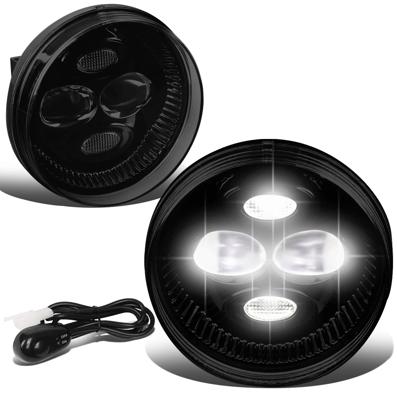 LED Projector Fog Light Lamps for GMC Sierra 1500 2500HD 3500HD (2007–2014)