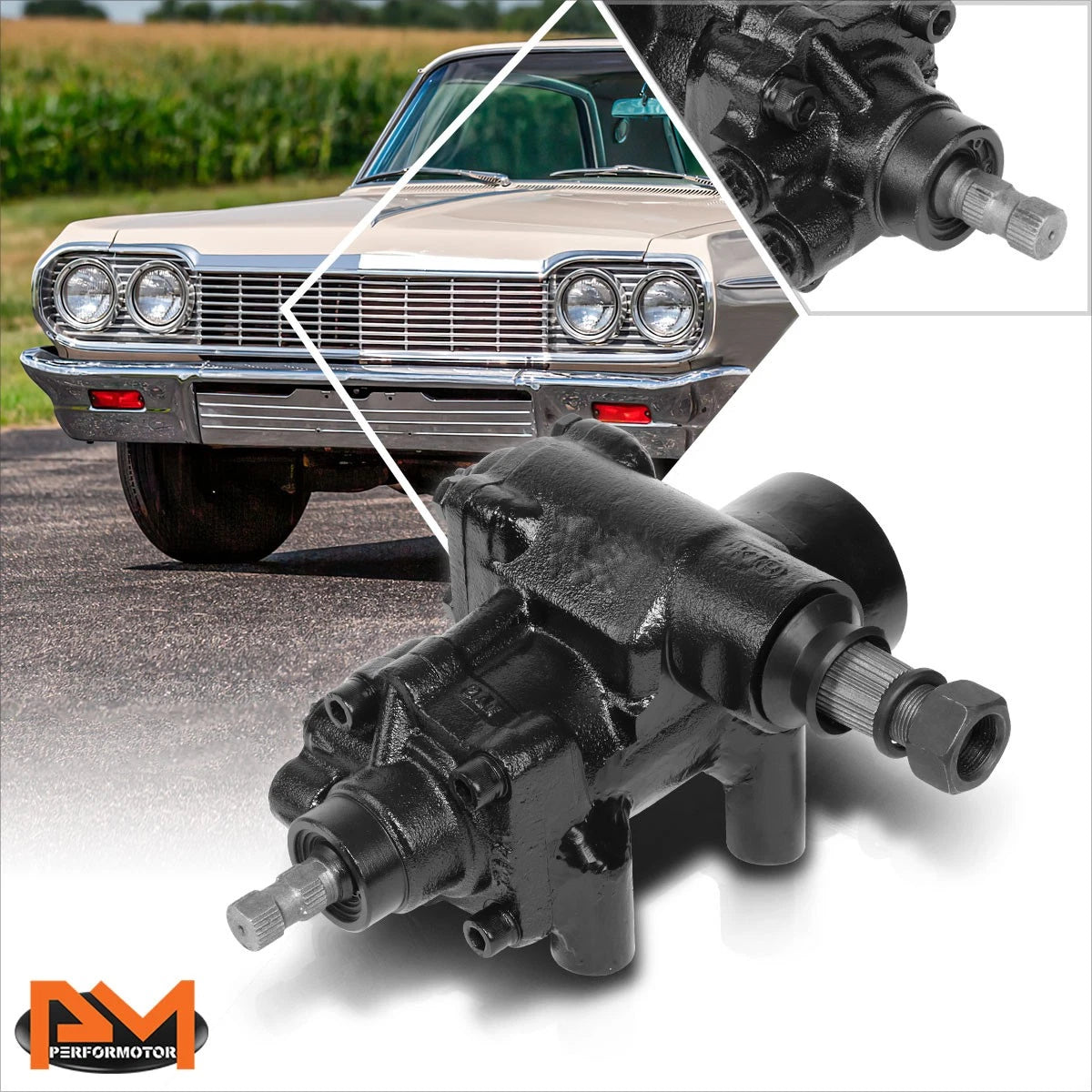 Power Steering Conversion Gear Box for Bel Air/Biscayne/Impala (1959–1964)