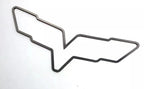 Adhesive Emblem Trim Polished Stainless Steel for 2005–2013 C6 Corvette